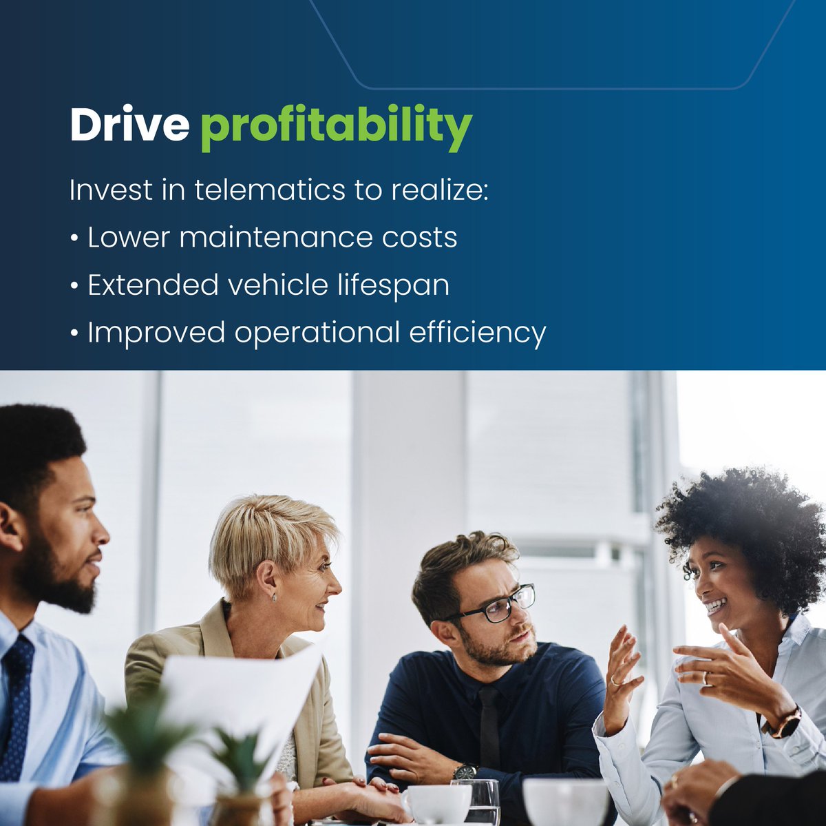 Maximize your fleet's efficiency and cut down on costs with #telematics. By tapping into real-time data, you can gain valuable insights into vehicle conditions, driver habits, and schedule predictive maintenance needs: bit.ly/4dOeHj5 #FleetManagement #Connectedfleets