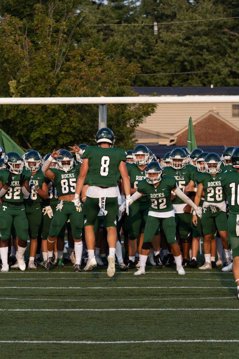 trinitysports's tweet photo. Trinity Football. The Varsity Rocks travel to Bryan Station this Friday for their regular season opener. The game is sponsored by Great American Rivalry Series.

Kick off | 7:30pm
Digital tickets | https://t.co/EHDMM1yFM2
Video livestream | https://t.co/3GGVQkMeYG 

Go Rocks ☘️🏈 https://t.co/gAdG0kMH8F