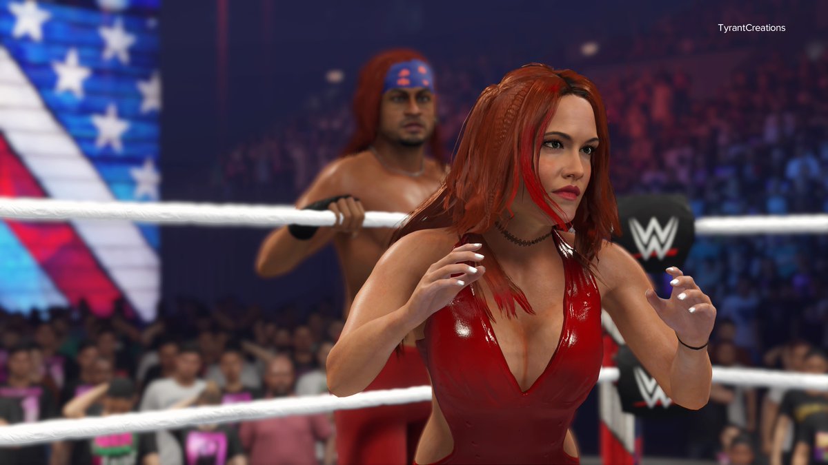 Tyrant185's tweet photo. #WWE2K24 👀
#EssaRios #Lita #IconsOfTheRing #WWE #AttitudeEra https://t.co/QaFaBkmIBH
