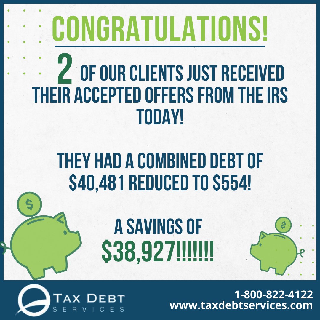 TaxDebtServices's tweet photo. #taxdebtservices #taxdebt #resolvetaxdebt #freshstart #IRS #taxes #taxhelp #irscollections #taxprofessional #banklevy #banklevies #IRSpaymentplan #wagegarnishments #taxliens #compliancecheck #taxfiling https://t.co/poe8tHDnbA