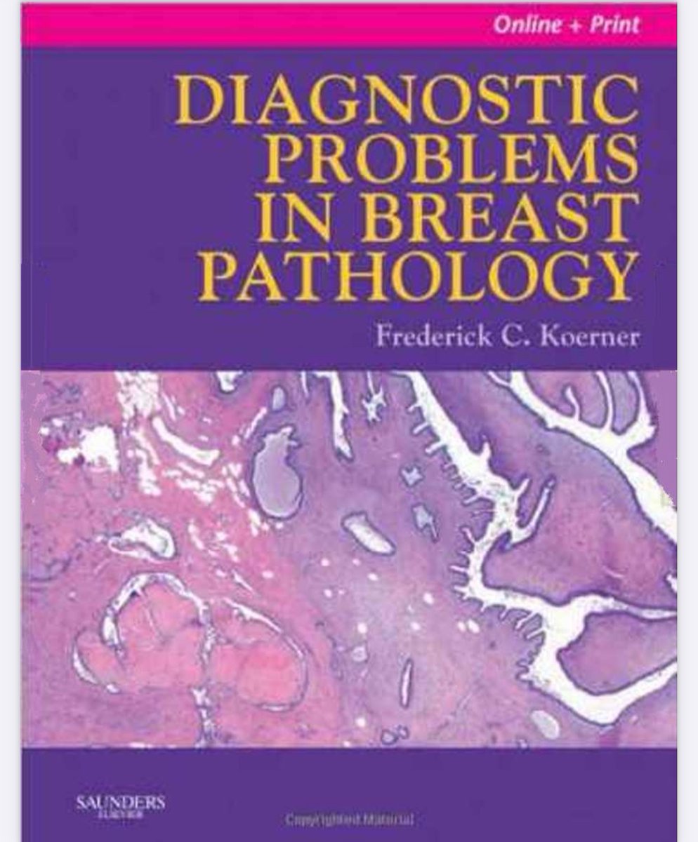 adymd1907's tweet photo. @fouad_boulos The best criteria for apocrine breast lesions are in one of the best breast pathology textbooks. 
To deal with those problematic lesions - 
I always go back to Part 1 chapter 4 https://t.co/CrYs9PFokY