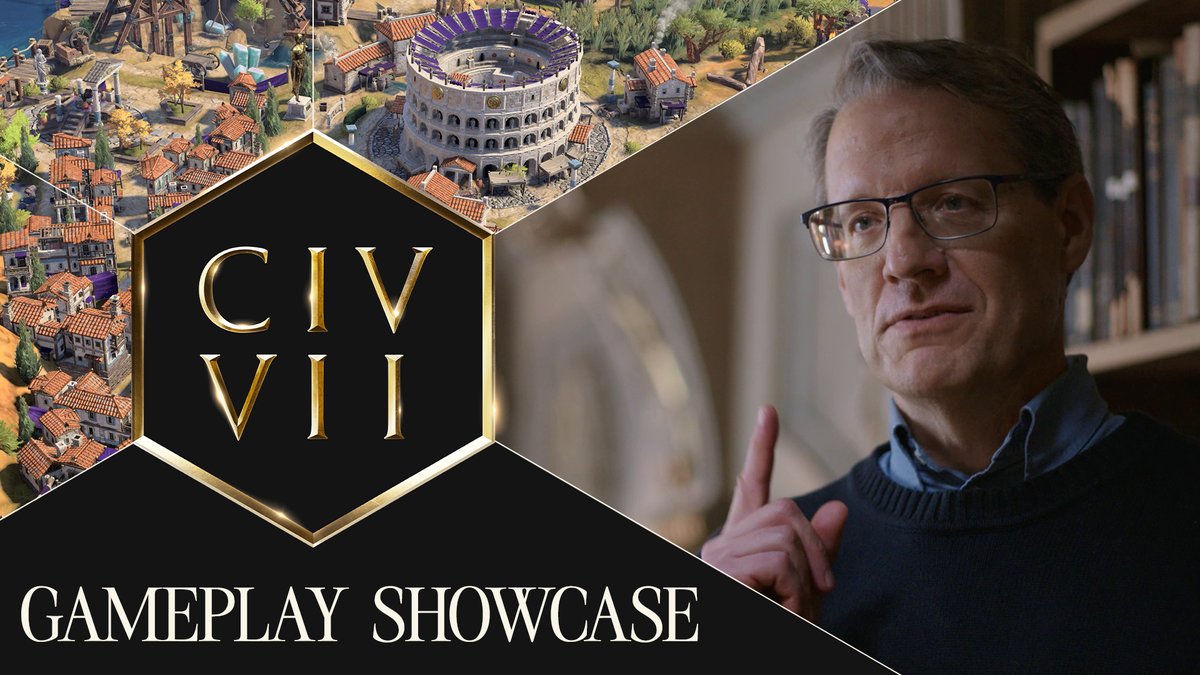 CivGame's tweet photo. History awaits.

The Civilization VII Gameplay Showcase starts in 15 MINUTES!

📺🔴 https://t.co/xIm1PxuUQF
📺🟣 https://t.co/dfoukAxlyl https://t.co/q2h4UQf8Sl