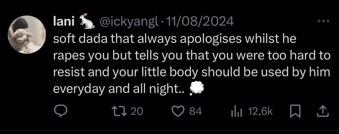 Konig_cod's tweet photo. @your_babygurl03 Im sorry but the person who have this account need to seek help. A lot of their publications are about getting raped and wanting it- https://t.co/Yd6r47lnOv