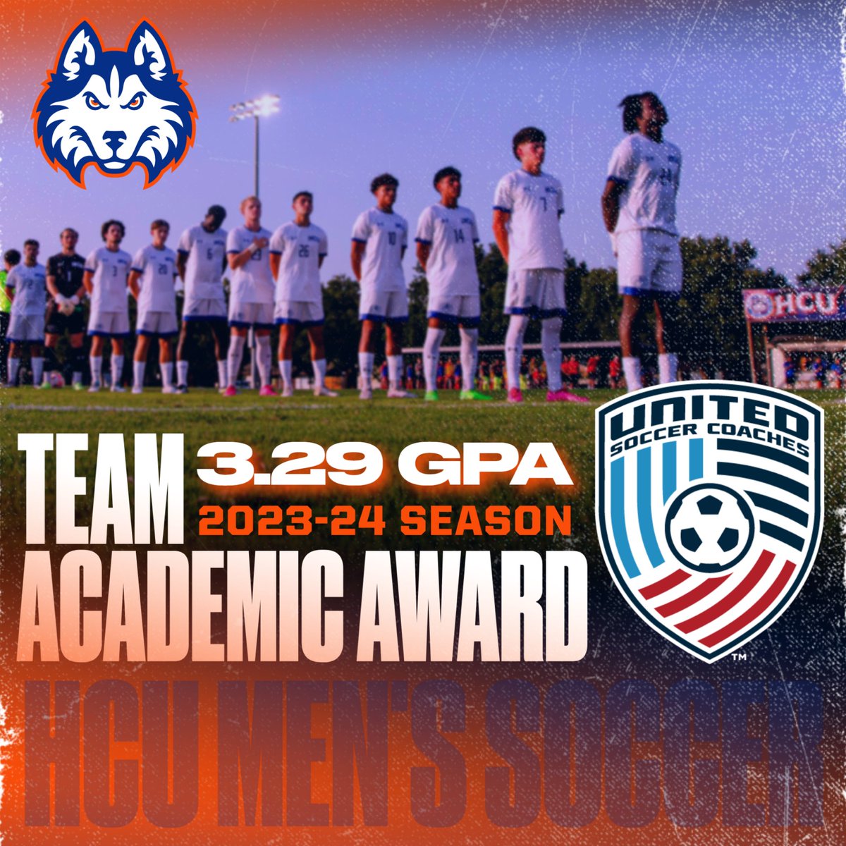 HCU Athletics (@hcuathletics) on Twitter photo ⚽️ For the 10th time in 11 years … <a href="/hcu_menssoccer/">HCU Men's Soccer</a> has earned the United Soccer Coaches Team Academic Award …
3️⃣.2️⃣9️⃣ team GPA for the 2023-24 academic year ‼️
#DawgsUp
hcuhuskies.com/news/2024/8/20… ⚽️ For the 10th time in 11 years … <a href="/hcu_menssoccer/">HCU Men's Soccer</a> has earned the United Soccer Coaches Team Academic Award …
3️⃣.2️⃣9️⃣ team GPA for the 2023-24 academic year ‼️
#DawgsUp
hcuhuskies.com/news/2024/8/20…