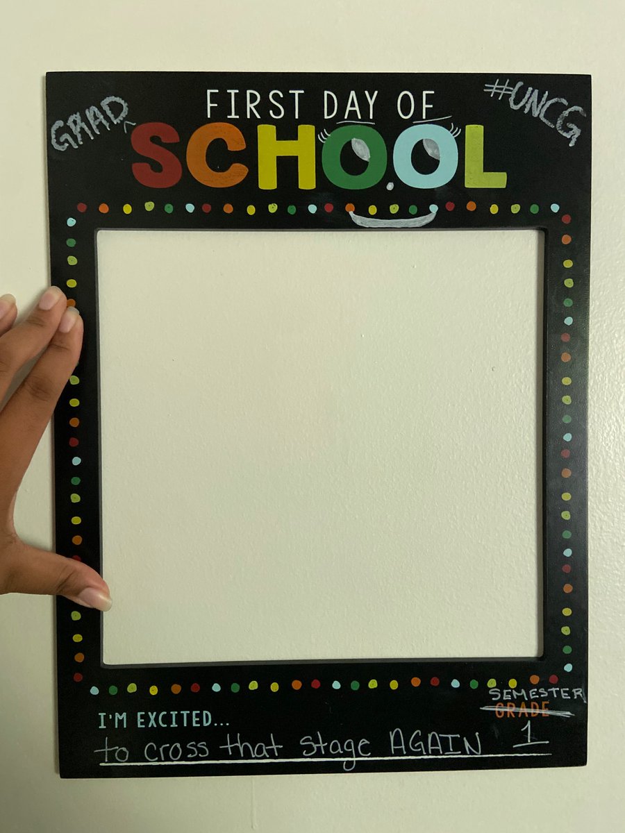 kimariaunique's tweet image. Started Grad School Today! 💙💛
#UNCG #BlackWomenInTech 👩🏽‍💻