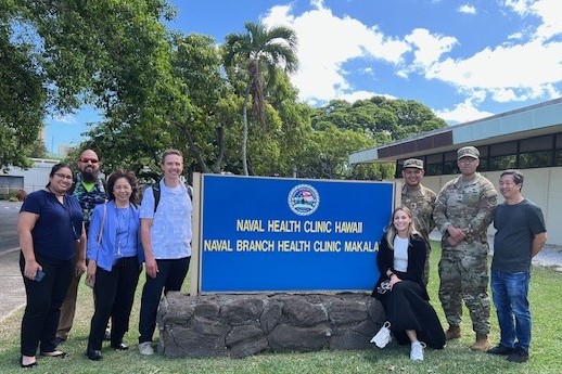 AFHSDPAGE's tweet image. Members from AFHSD's Global Emerging Infections Surveillance Branch recently conducted a joint site visit with staff from the Defense Centers for Public Health – Dayton to @tripleramc in Hawaii. We value these partnerships! #healthsurveillance #GEIS