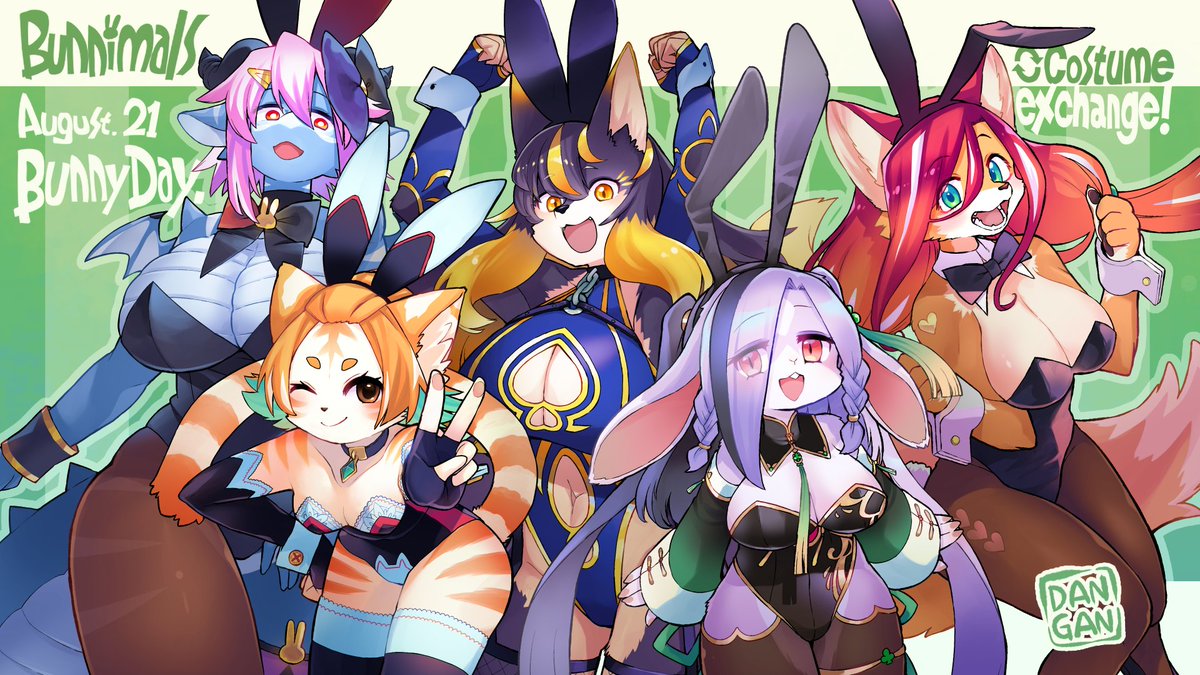 8月21日は【バニーの日👯‍♀️】 特別な日のお祝いに、DANGAN先生