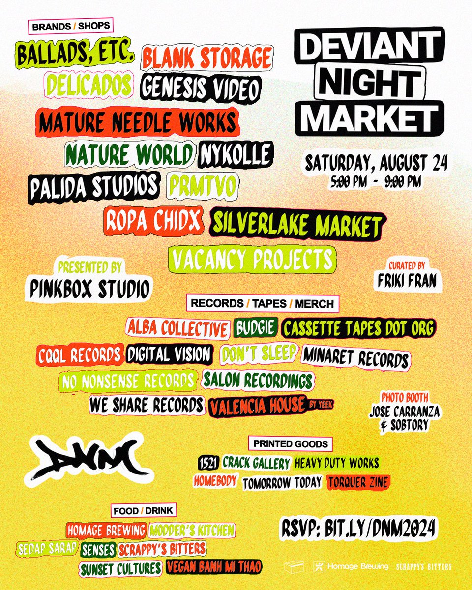 VENDING THIS WEEKEND.
RSVP: partiful.com/e/ehxn13vHz9B5…