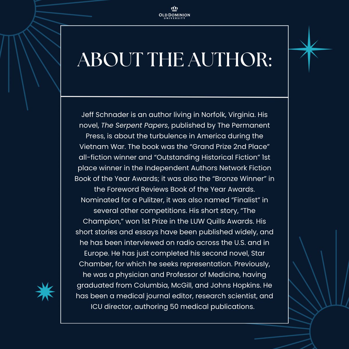 ODU MFA Program tweet media