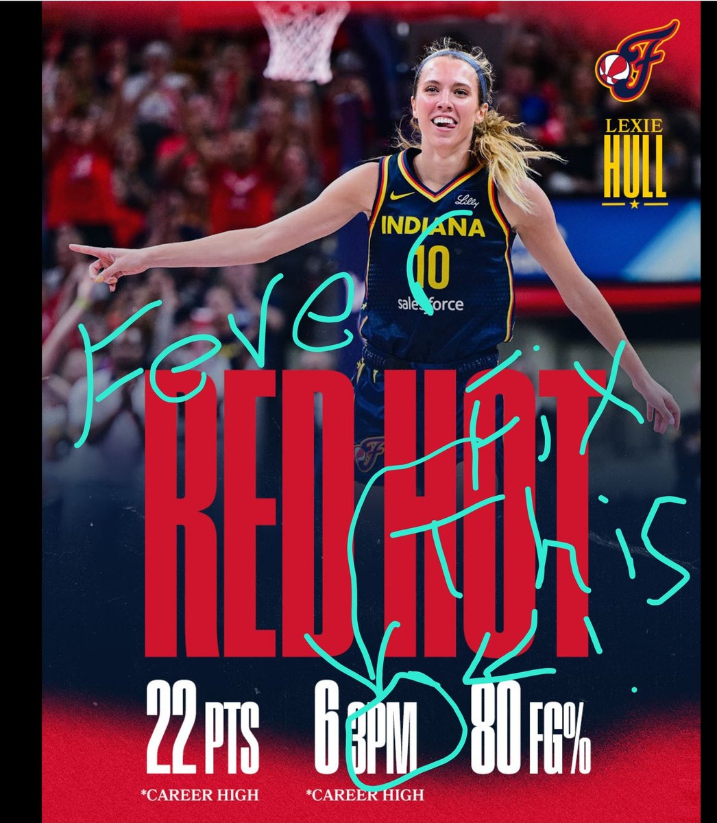 FierceWorrior's tweet photo. @IndianaFever @lexiehulll https://t.co/MHZC0JmE9p