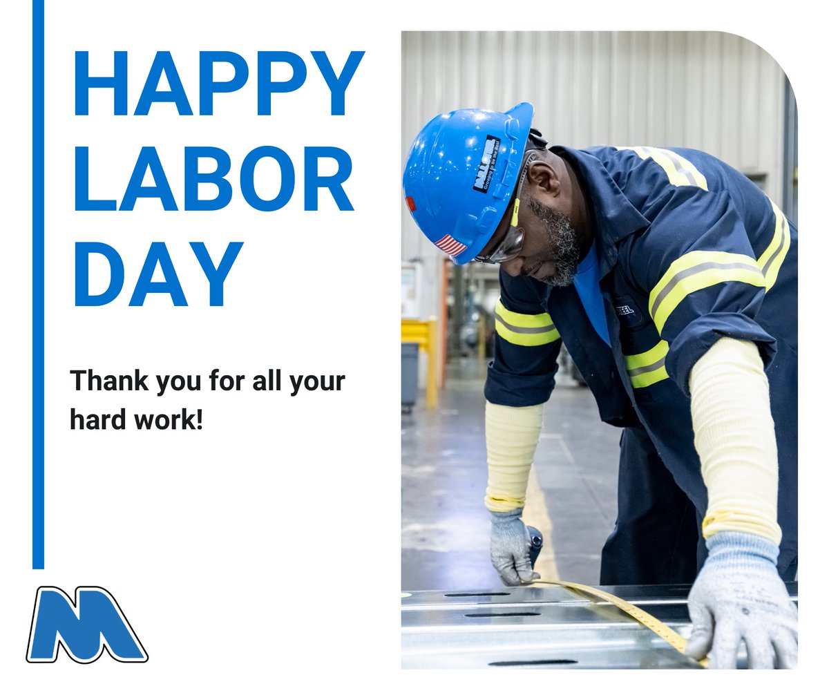 Happy Labor Day from Mill Steel! Today, we celebrate the hard work and dedication of our amazing team and workers everywhere. Thank you for your unwavering commitment to excellence and making a difference every day. #laborday #millsteelco