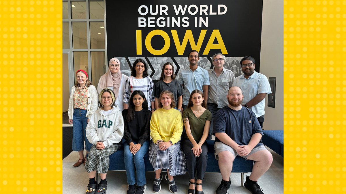 A big welcome to our 12 new graduate students who began PhD programs in Pharmaceutics, Drug Discovery and Experimental Therapeutics, and Health Services Research this week. We’re glad you’re here! 
#UIowaPharmSci #PharmHawks #healthservicesresearch <a href="/UIowaGSS/">UI Graduate Student Senate</a> #graduatestudents