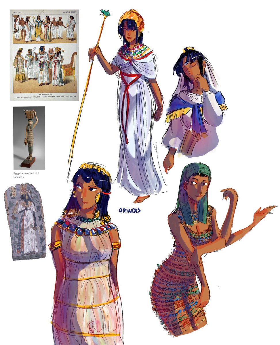 Robin in actual ancient egyptian clothing because I loved the concept  #ONEPIECE, image size:973x1200