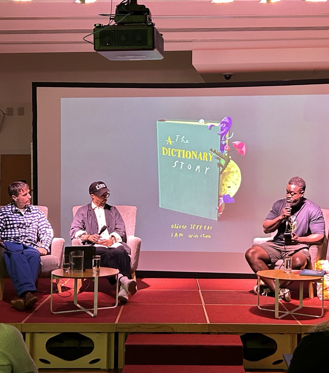 David Coates (@oziasmidwinter) on Twitter photo An absolutely dream event tonight listening to <a href="/OliverJeffers/">Oliver Jeffers</a> and <a href="/samwinston_/">Sam Winston</a> talk to @DapsDraws about their beautiful new book THE DICTIONARY STORY and their previous work A CHILD OF BOOKS! a fascinating conversation but my main takeaway was that we need to say “acorn” more. An absolutely dream event tonight listening to <a href="/OliverJeffers/">Oliver Jeffers</a> and <a href="/samwinston_/">Sam Winston</a> talk to @DapsDraws about their beautiful new book THE DICTIONARY STORY and their previous work A CHILD OF BOOKS! a fascinating conversation but my main takeaway was that we need to say “acorn” more.