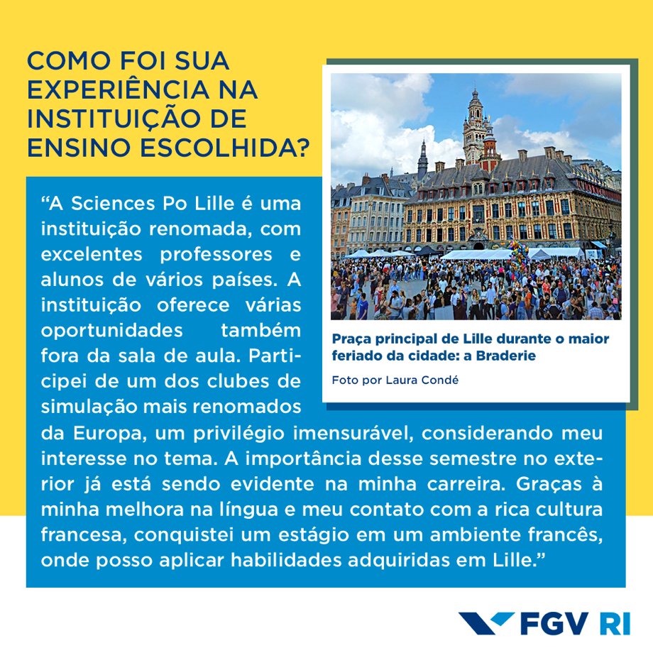 FGV Relações Internacionais tweet media