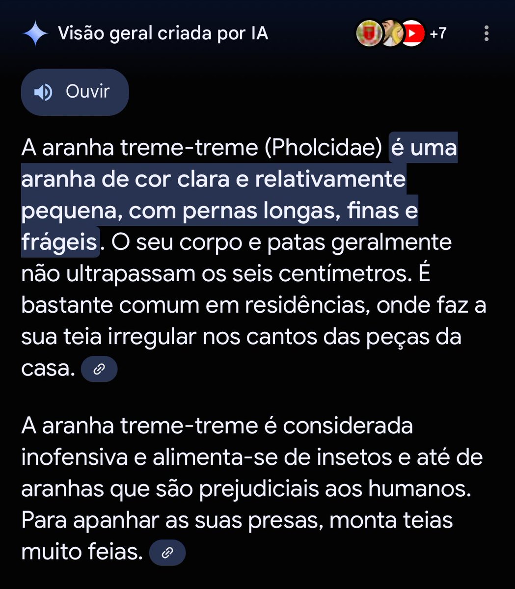Cafeth's tweet photo. @Djabo_Satanais Passada que a IA do Google jogou shade na teia da aranha treme treme https://t.co/UQiedKe95S