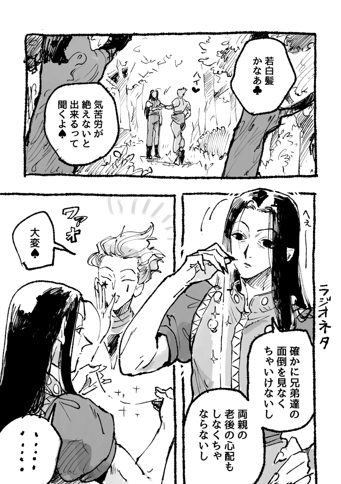 ヒソイル
髪の話
#hxh 