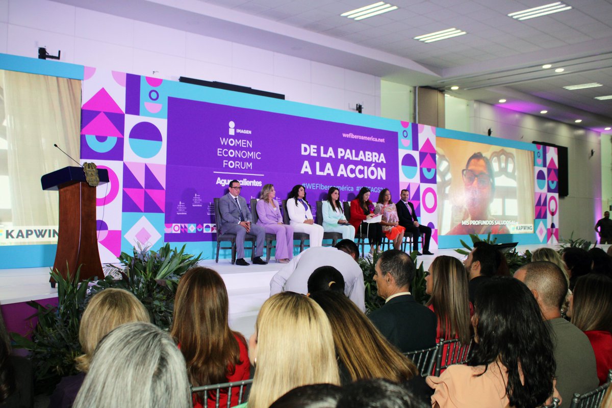 ITEA_AGS's tweet photo. La Comisionada del ITEA, Mónica J. Jiménez Rodríguez, asistió como invitada especial al Women Economic Forum, esta mañana en Aguascalientes. https://t.co/GCyKmoHgJx