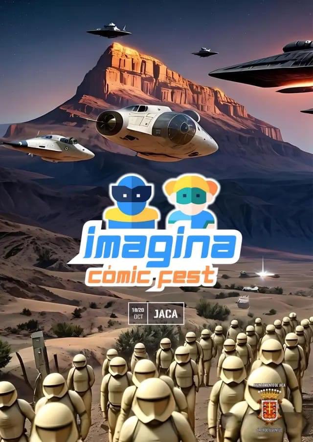 Os pongo en antecedentes.
El consistorio de Jaca anula el salón Hispano Francés, que se estaba convirtiendo en un referente, para pasarse el negocio entre amigos.
Y anuncian su nuevo evento con un cartel hecho con IA.
Ya no sé si es incompetencia, avaricia, o simple estupidez.