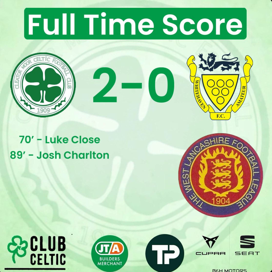 CMCelticFC's tweet image. Goals from Luke Close and Josh Charlton are enough to see us take all 3 points in the derby.💚🍀

Nice way to get our first clean sheet and 3 points of the 24/25 season💚💚