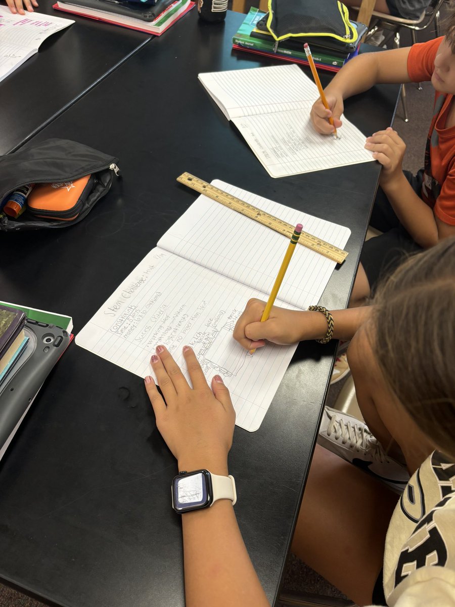 We are on day 2️⃣ of planning for our huts. This engineering challenge requires students to build a hut that has a working door and is 5” tall. We learned about the engineering vocab words “success criteria” and “constraints” to help us understand engineering better!