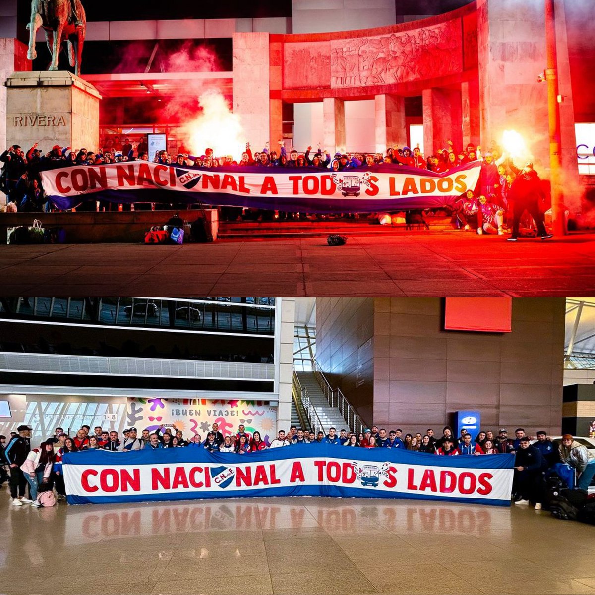✈️🚌 Buen viaje a todos los bolsos que tanto por tierra como por aire emprendieron su viaje a Sao Paulo en busca de la clasificación a Cuartos.