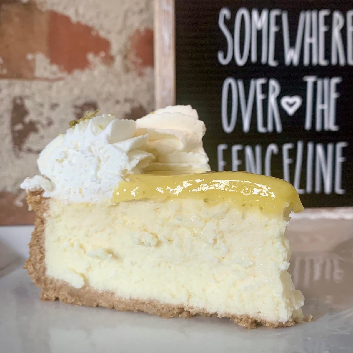 FencelineBeer's tweet photo. Because: SUMMER VIBES... our dessert from @stalliessweets this week will be 𝗞𝗘𝗬 𝗟𝗜𝗠𝗘 𝗣𝗜𝗘 𝗖𝗛𝗘𝗘𝗦𝗘𝗖𝗔𝗞𝗘!!! 

Also because: PRAIRIE FEST... if you know you want a slice (or two or three), we *highly* recommend letting us know so we can reserve for you. https://t.co/FYD815UckE
