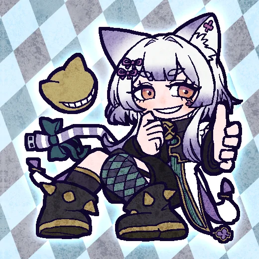 "M∀LICE<P>Cheshire  Cat"描いた!!!!次の強謙イベントでアクキーにする予定の絵柄!#OCGファンアート 