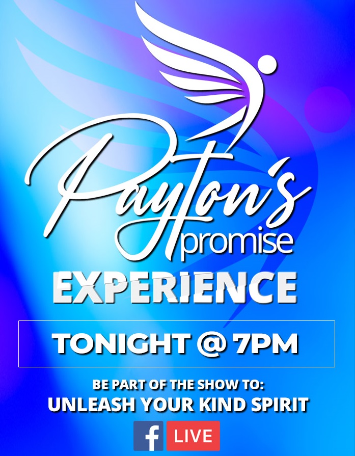 TONIGHT ⚡️ Join us LIVE on Facebook at 7pm EST for a new Payton's Promise Experience! Ace will be on having fun and reacting to your comments. You'll be the first to hear about all the exciting updates from our charity, Payton's Promise! 🕊 facebook.com/theacetjshow