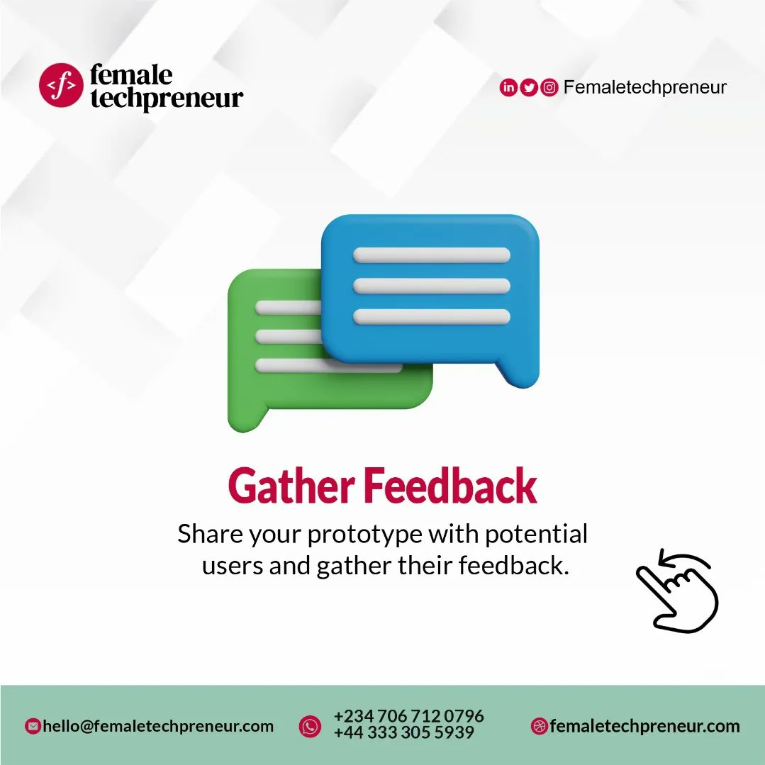 FeTechpreneur's tweet photo. How to Validate Your Tech Idea Before Launching

Web: https://t.co/p3e2TCGrcg 

#femalefounders #femaletechpreneur https://t.co/INnNMDFFrd