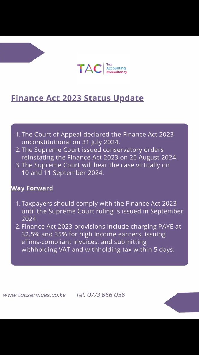 Update on Finance Act 2023