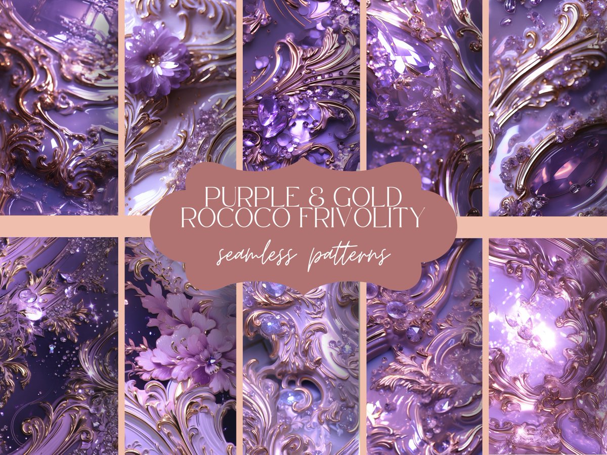 AVIATIKA_art's tweet photo. 👑14 #Purple #Gold #Rococo #Decor #Seamless #Pattern | #Dream #Luxury #Texture | #Elegant #Princess #Print | #Royal #Digital #Paper | #Ornate #Baroque #Design
🛒Shop: https://t.co/mJIMZEgMdB
#RococoArt #LuxuryDesign #CreativeDesign #EtsyShop #EtsyFinds #SeamlessPatterns #Art https://t.co/3H9DquA0oy
