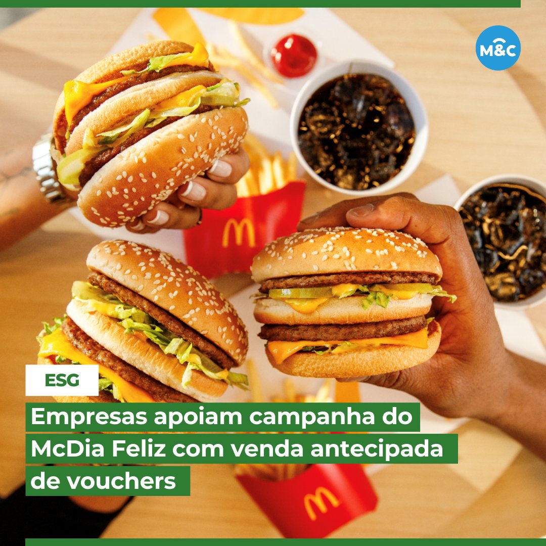 Empresas como Food to Save e Ticket estão participando ativamente da campanha do McDia Feliz 2024, que acontece no sábado, 24 de agosto. 

Acesse mercadoeconsumo.com.br/20/08/2024/foo…

#mercadoeconsumo #notícia #mcdiafeliz #solidariedade #educação #saúde