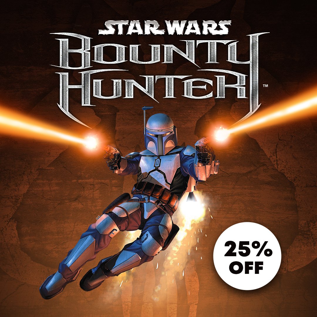 Nintendeal's tweet photo. RT and tag a friend for your chance to win a copy of STAR WARS: Bounty Hunter on Nintendo Switch!

3 winners will be selected on August 28

Catch the Aspyr Publisher Sale on now: https://t.co/JBfEUT2bMm https://t.co/LtezBuqijd
