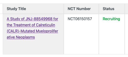jjkiladjian's tweet photo. Today @cic1427 a patient with myelofibrosis started for the 1st time in Europe a treatment with an anti-mutant CALR bispecific antibody🤞#MPNsm 
@HopSaintLouis @APHP @univ_paris_cite @Institut_IRSL @Inserm @Institut_cancer @CancerParisNord  #immunotherapy https://t.co/aAA2K6r4x2