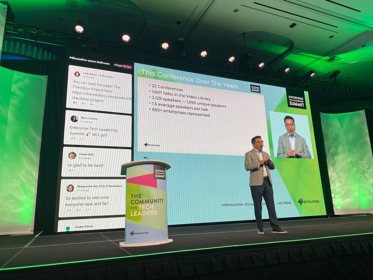 At @ETLS24 hearing from <a href="/RealGeneKim/">Gene Kim</a>