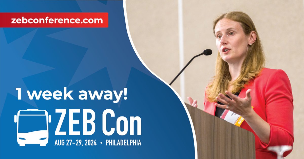 🚌 All aboard! #ZEBCon2024 is just a week away.

Don't miss:
⚡ Actionable Insights to accelerate your fleet's #electrification
⚡ Cutting-edge solutions to overcome electrification challenges
⚡ Leaders shaping the #zeroemission landscape

Register now! zebconference.com