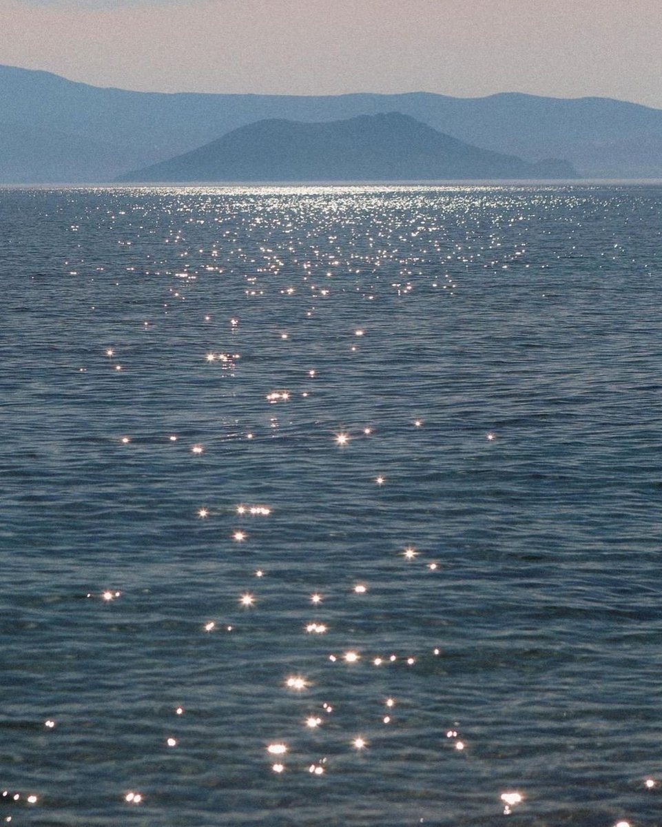 — the sun reflecting the waters