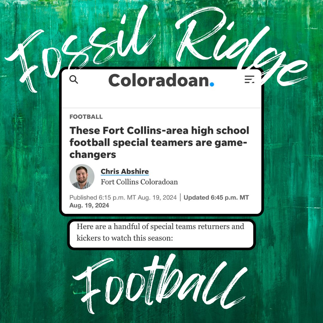 Fossil Ridge Football tweet media