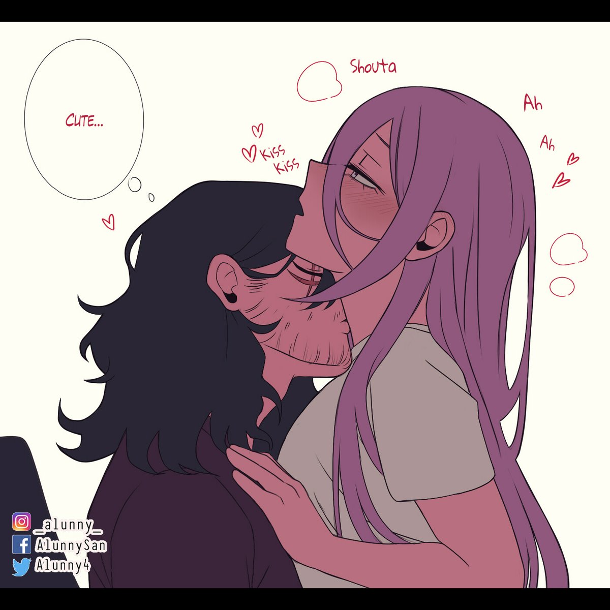 After Paranormal Liberation War Arc, these two lovebirds start dating secretly. Although Livie is not very affectionate physically, sometimes she is overcome by the urge to climb on top of Aizawa and kiss him affectionately 💕

#mhaoc #LiviexShouta #LiviexAizawa #ocxcanon