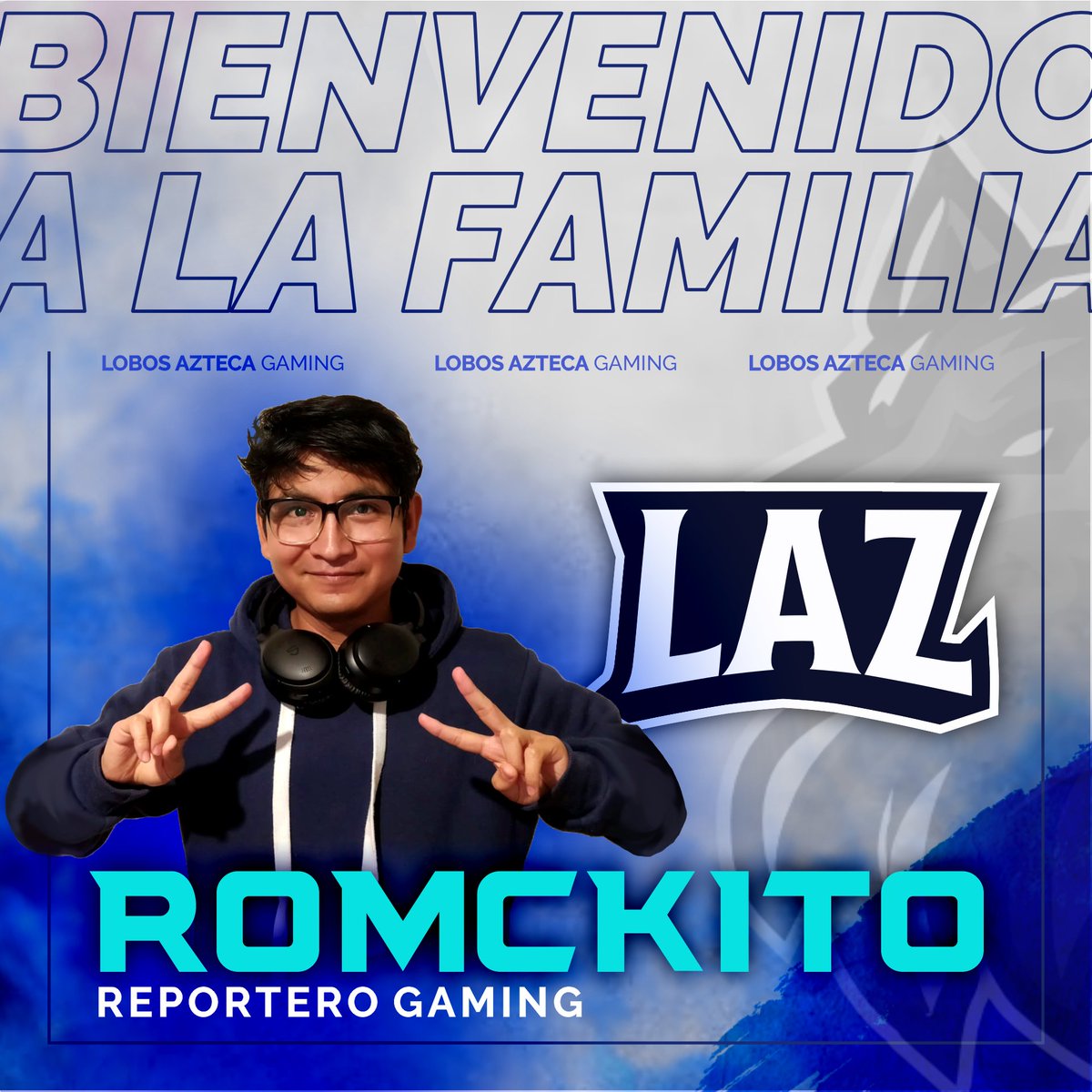 LOBOSAZTECA's tweet photo. ¡Bienvenido a la manada! 🐾✨

Hoy nos complace anunciar que @uriirko se une a nuestro equipo como reportero gaming. Estamos emocionados de ver cómo su trabajo nos ayudará a llevar nuestra cobertura a nuevos niveles 

#GoLAZ 🐺💙 https://t.co/vobRfsIyLL