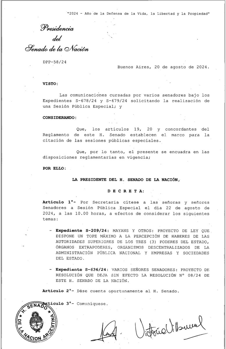 Victoria Villarruel tweet media