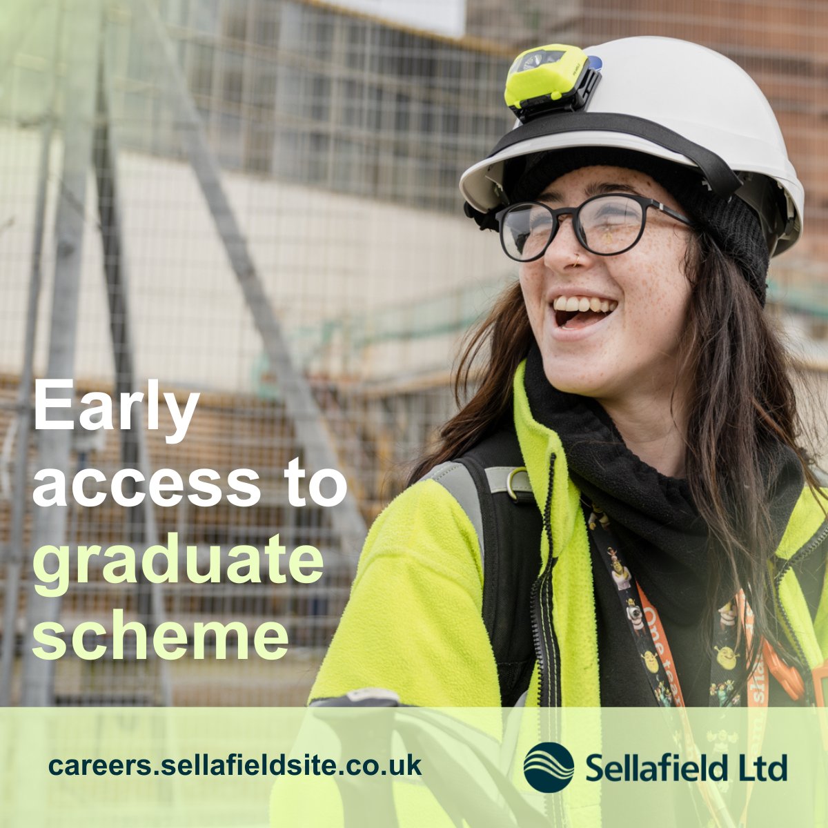 Applications for the Sellafield graduate scheme are opening soon! Want to get ahead of the game? Sign up to our graduate talent community now to get early access to our applications portal: ow.ly/kWFC50T2f6z

#sellafield #STEMgraduates #graduatescheme #graduatejobs