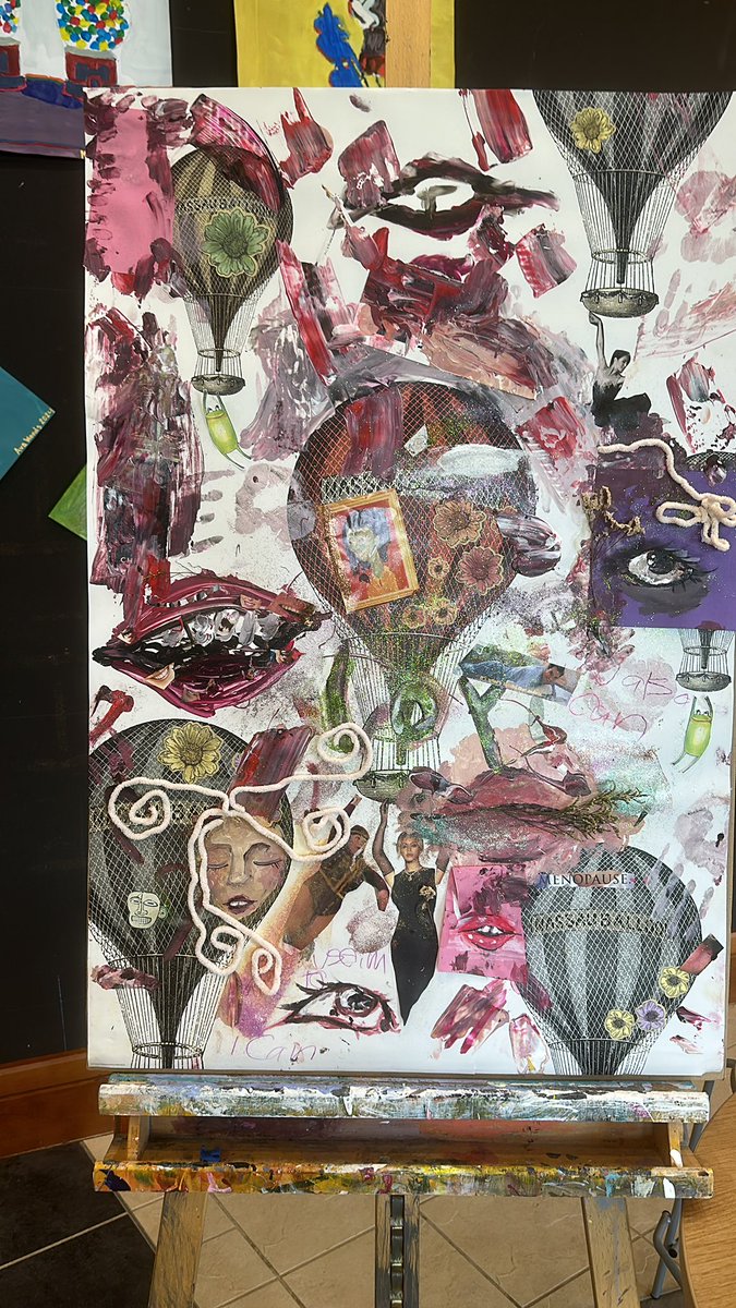 klundstromatmv's tweet photo. AP Art students are “making” with #ArtDice as an inspiration, then #MVUpper campus students and staff are giving feedback with T.A.G.
T- ell me what you like
A- sk me a question 
G- ive me a suggestion 
Now, we are #iterating 
#weareallartists @TheMVSchool https://t.co/l4cZAFOXEn