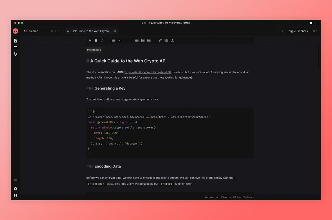 MadeWithVueJS's tweet photo. Octo is an open-source, privacy-focused knowledge management app #madewithvuejs 3 &amp; Nuxt by @davidmyersdev 🧠 - https://t.co/sWFcDRrmyb https://t.co/YulVs89wFr