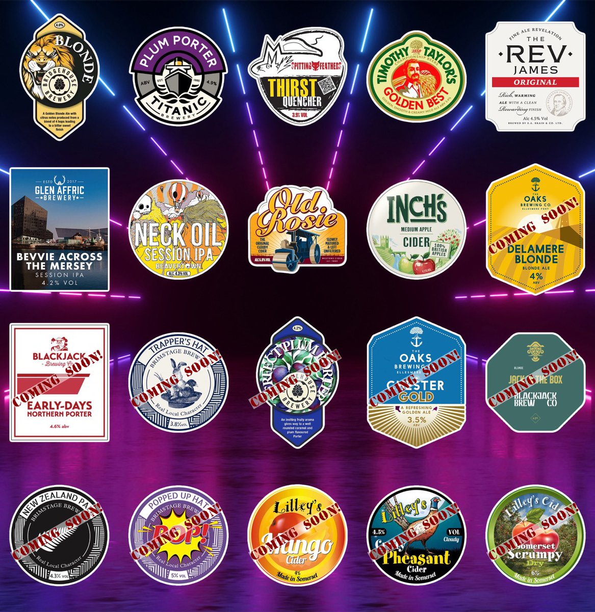 Irby Mill Pub (@irbymill) on Twitter photo Current line up folks, don’t forget it’s 50p off a pint Mon to Wed from 7pm
Beer Board: goo.gl/bw5kJF
<a href="/BBrewery/">Bridgehouse Brewery</a> <a href="/TitanicBrewers/">Titanic Brewery</a> @SFbreweryuk <a href="/TimothyTaylors/">Timothy Taylor's Brewery</a> <a href="/brainsbrewery/">Brains</a> <a href="/GlenAffricBrew/">Glen Affric Brewery</a> <a href="/BeavertownBeer/">Beavertown Brewery</a>
#RealAleFinder <a href="/LivBeerCo/">Liverpool Beer Collective</a> <a href="/WirralCAMRA/">Wirral CAMRA</a> Current line up folks, don’t forget it’s 50p off a pint Mon to Wed from 7pm
Beer Board: goo.gl/bw5kJF
<a href="/BBrewery/">Bridgehouse Brewery</a> <a href="/TitanicBrewers/">Titanic Brewery</a> @SFbreweryuk <a href="/TimothyTaylors/">Timothy Taylor's Brewery</a> <a href="/brainsbrewery/">Brains</a> <a href="/GlenAffricBrew/">Glen Affric Brewery</a> <a href="/BeavertownBeer/">Beavertown Brewery</a>
#RealAleFinder <a href="/LivBeerCo/">Liverpool Beer Collective</a> <a href="/WirralCAMRA/">Wirral CAMRA</a>