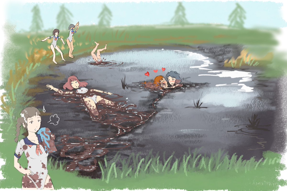 silkyfriction's tweet photo. Bog Swimming Club https://t.co/92lEuhISur