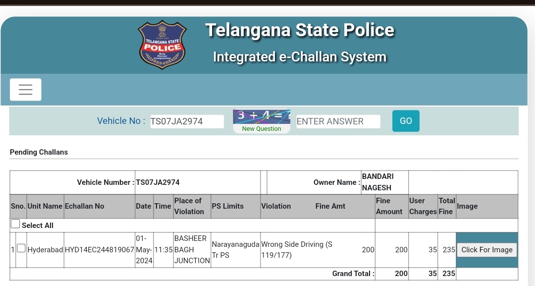 introvert214's tweet image. Dear @HYDTP, as I checked my bike challan, there is a fake challan on my bike. Please help me to report on that.