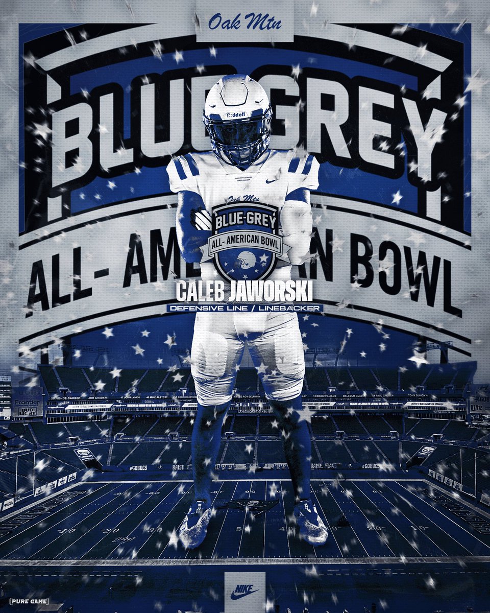 2025 DE/LB @Caleb_Jawo was invited to the <a href="/BlueGreyFB/">Blue-Grey All-American Bowl</a> All-American Bowl played at the <a href="/Buccaneers/">Tampa Bay Buccaneers</a> <a href="/RJStadium/">RaymondJames Stadium</a>!

#GOOM 

<a href="/BamaHSNews/">Around The State Sports</a> <a href="/AL7AFootball/">Alabama6AFootball</a> <a href="/AL1HighSchoolFB/">Alabama High School Football Sports Fans Page</a> <a href="/ALFBRecruit/">Alabama Football Scoop HS Recruiting</a> <a href="/RecruitsAlabama/">Alabama Recruits</a> <a href="/HallTechSports1/">Hall-Tech Sports</a> @256Recruiting <a href="/PrepRedzoneAL/">Prep Redzone Alabama</a> <a href="/PrepRedzone/">Prep Redzone 🏈</a> <a href="/DexPreps/">DexPreps</a> <a href="/YellowhammerFB/">Yellowhammer Football</a>