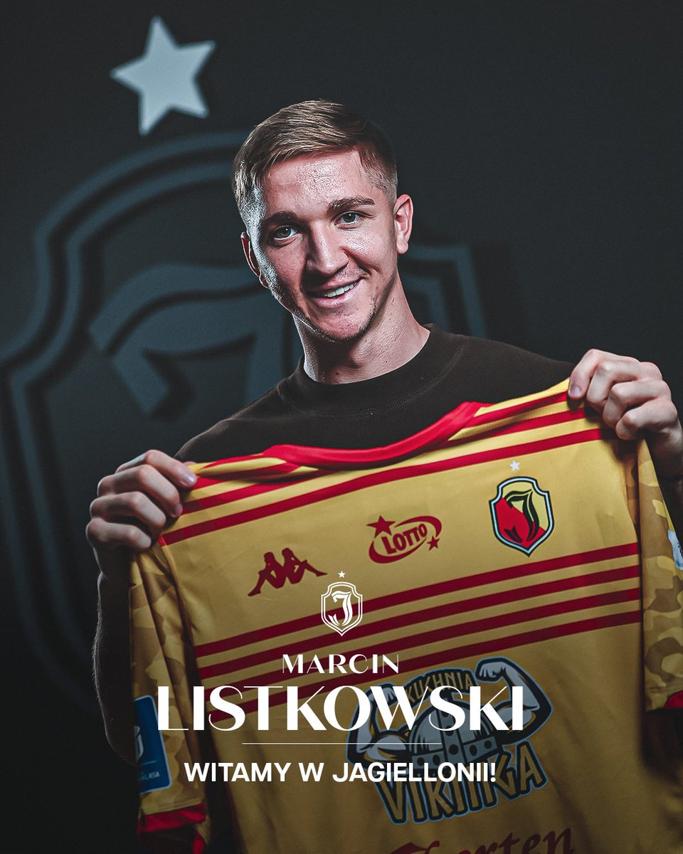 Tuttocalcionew2's tweet photo. ✅ UFFICIALE ✅
Marcin #Listkowski è un nuovo giocatore dello #Jagiellonia
Arriva a titolo definitivo dal #Lecce+% sulla futura rivendita 🤝
Contratto fino al 30 giugno 2027 ✍️
#Calciomercato
#Transfers
#SerieA https://t.co/t3Ot5xYatp